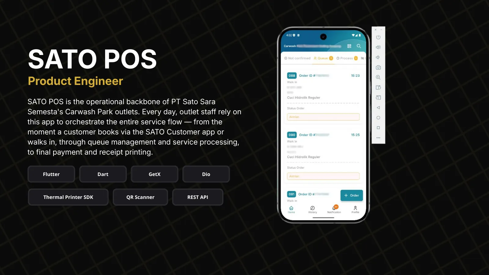 SATO POS — Outlet Operations